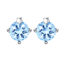 Load image into Gallery viewer, 672 Kuololit Created Color Changing Zultanite Gemstone 925 Sterling Silver Stud Earrings